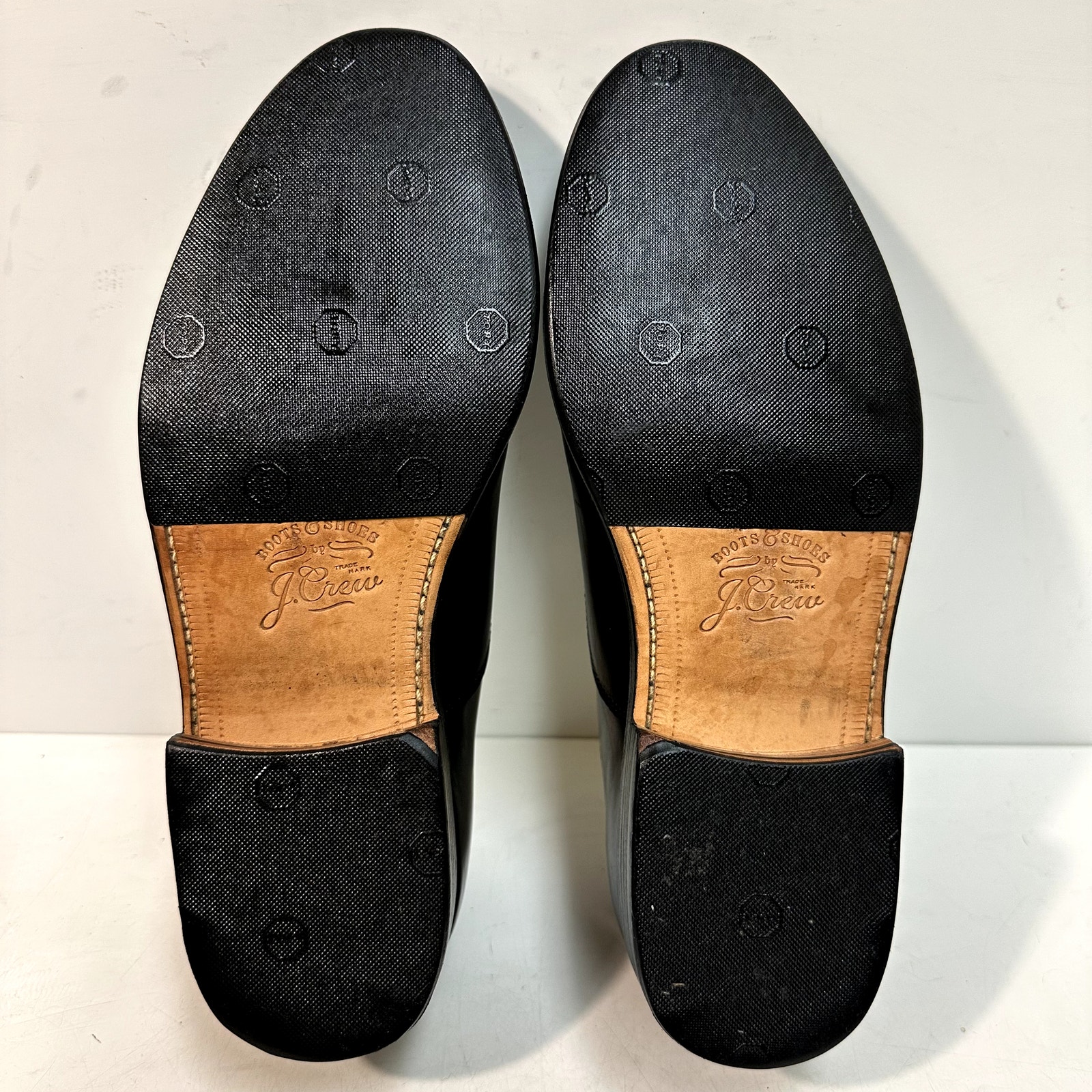Fully Resoled Grant Stone X J. Crew Black Cap Toe Oxford Bench Made Euc 7 D — image 2 of 8